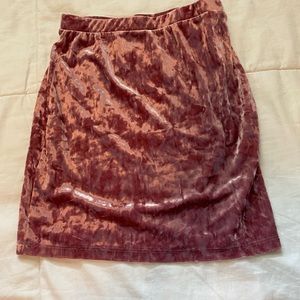 Velvet skirt